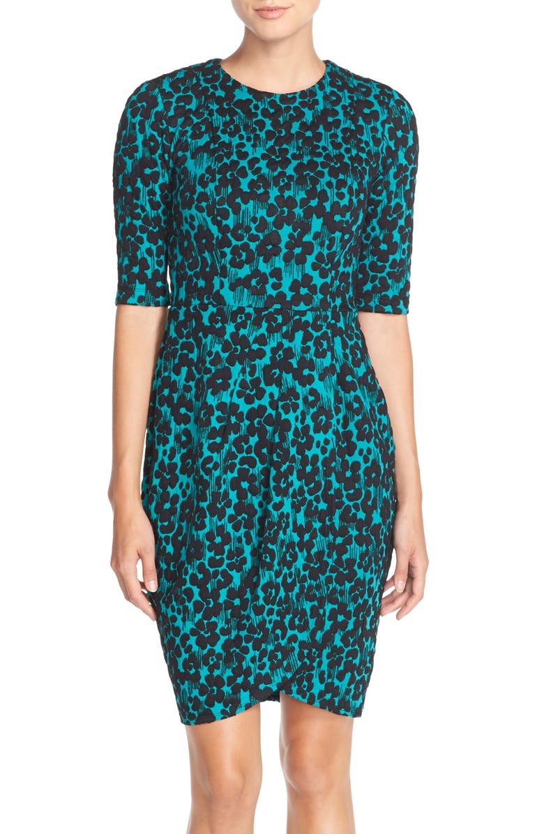 Gabby Skye 'Leopard' Jacquard Knit Sheath Dress | Nordstrom