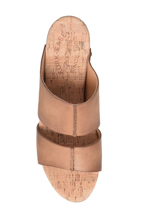 Shop Kork-ease ® Darra Leather Platform Sandal In Brown F/g