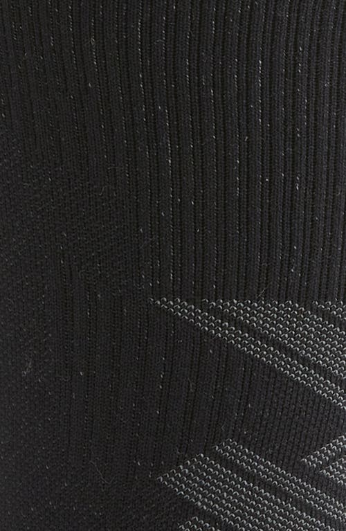 Comrad Running Performance Compression Crew Socks In Black