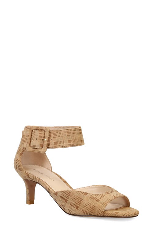 Pelle Moda Berlin Ankle Strap Sandal Latte at Nordstrom,