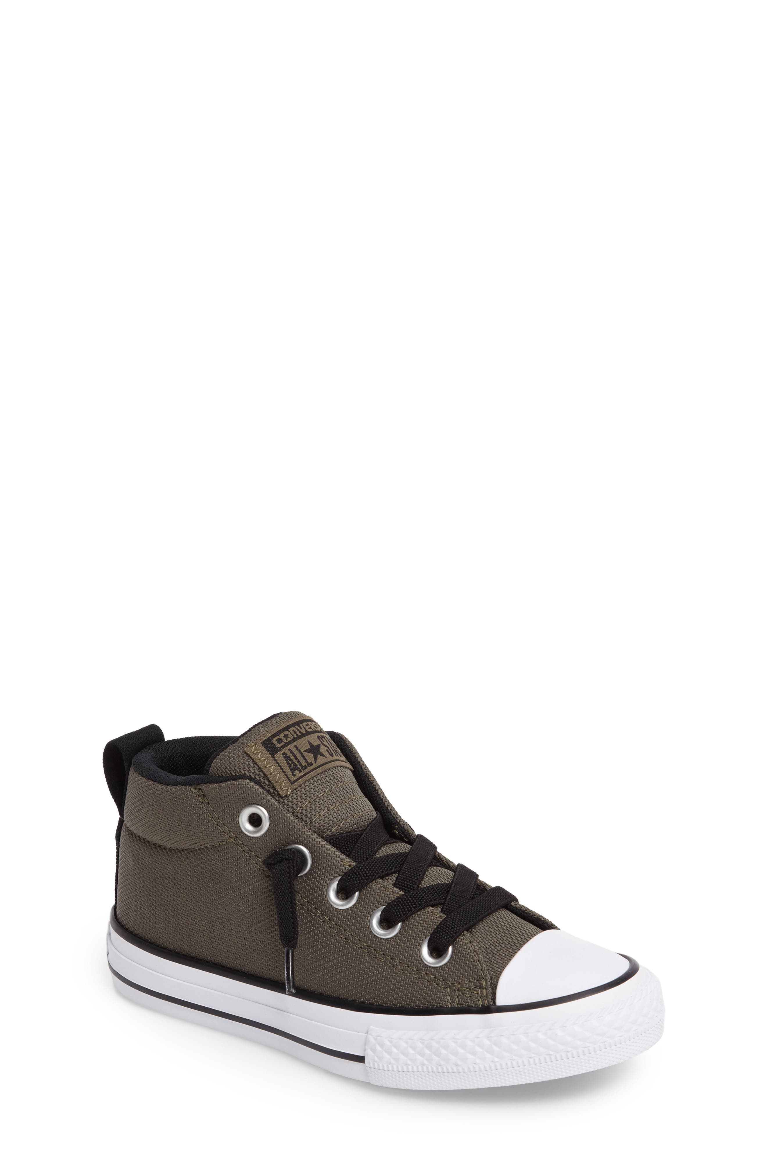 converse chuck taylor all star street suede mid sneaker