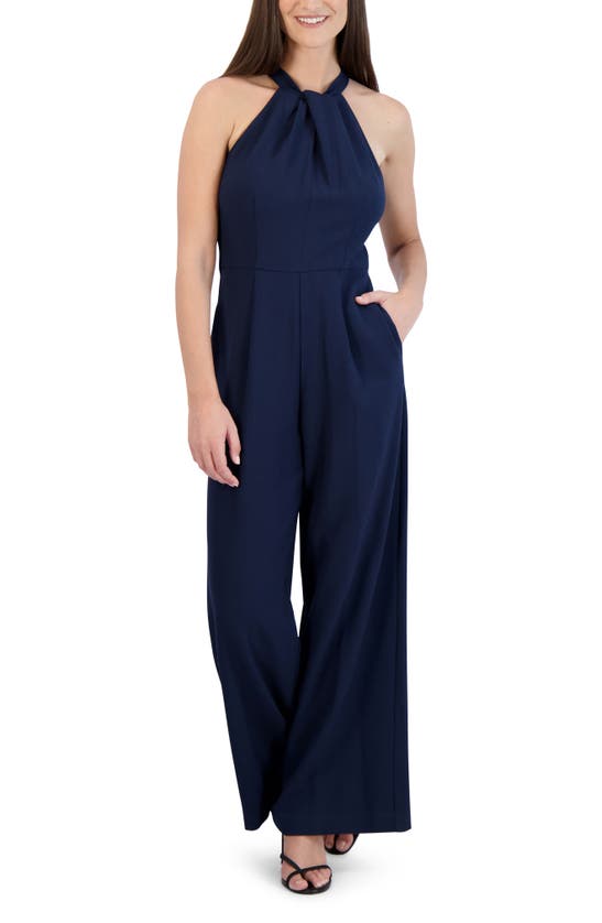 Julia Jordan Halter Neck Jumpsuit In Midnight ModeSens