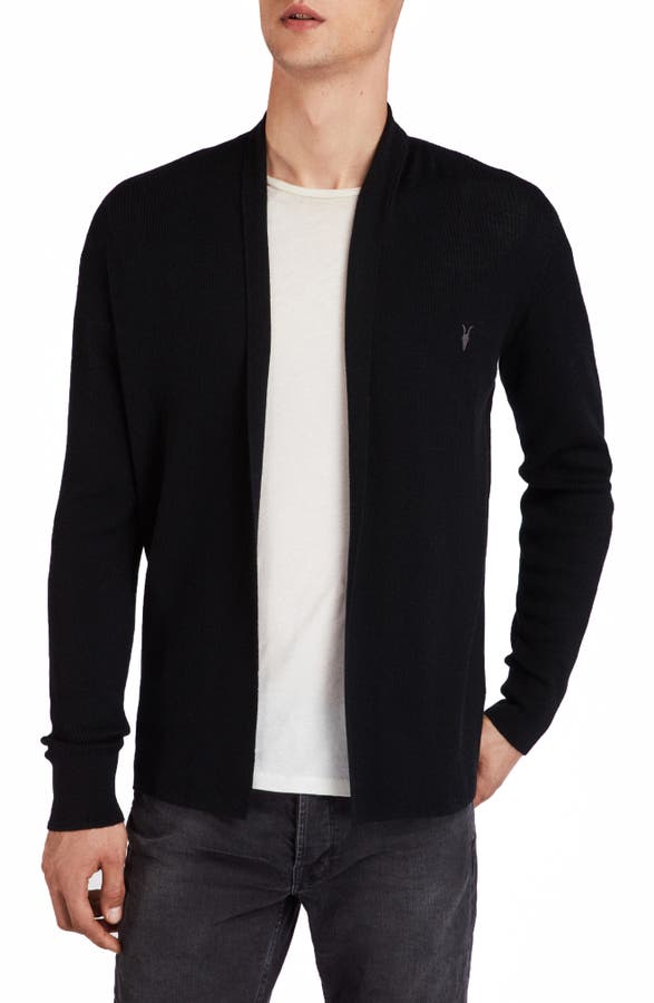 ALLSAINTS MODE SLIM FIT WOOL CARDIGAN,MK002D