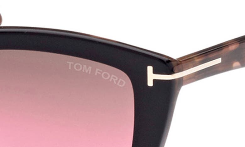 Tom Ford Isabella 56mm Cat Eye Sunglasses In Sblk/ Brng