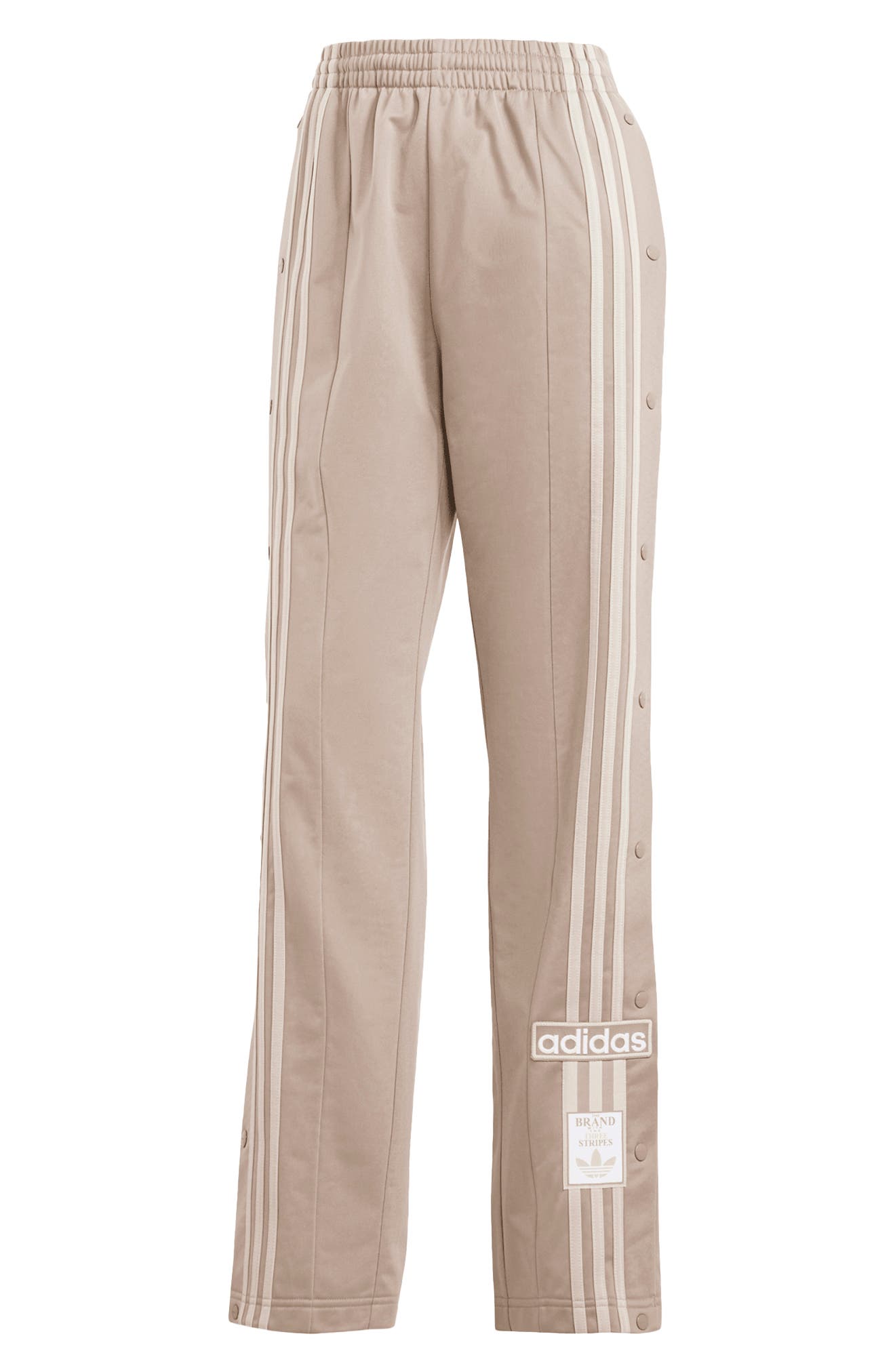 adidas Originals Essentials ribbed flared pants in brown