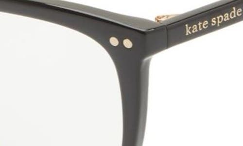 Shop Kate Spade New York Albi 52mm Blue Light Blocking Reading Glasses In Black/clear