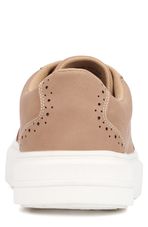 New York And Company Wilson Low Top Sneaker In Beige