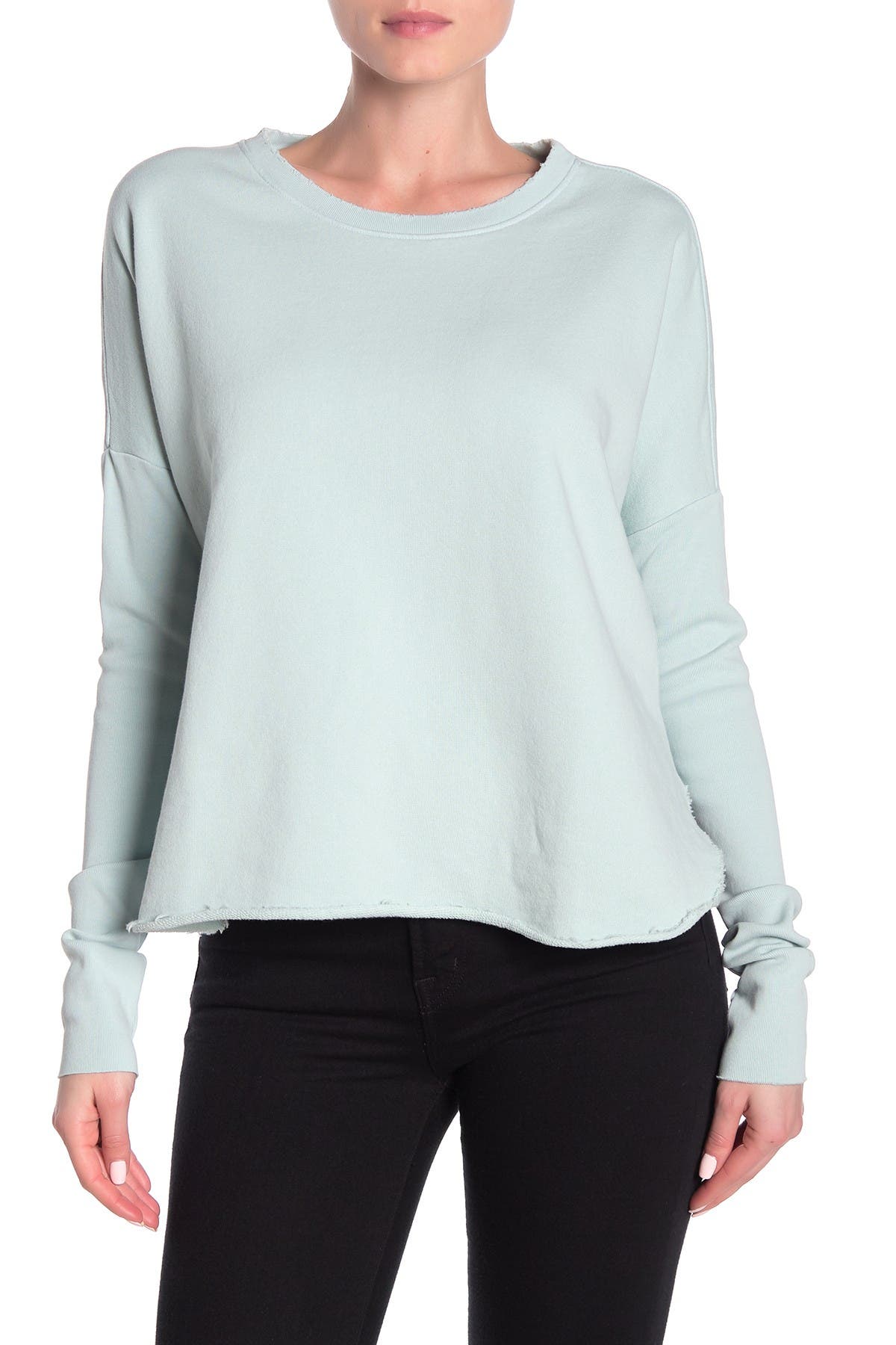 Frank Eileen Tee Lab Relaxed Long Sleeve Sweatshirt Nordstrom Rack