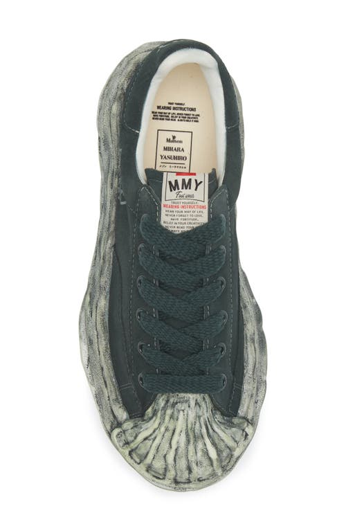 Miharayasuhiro Maison Mihara Yasuhiro Blakey Og Sole Suede Sneaker In Green