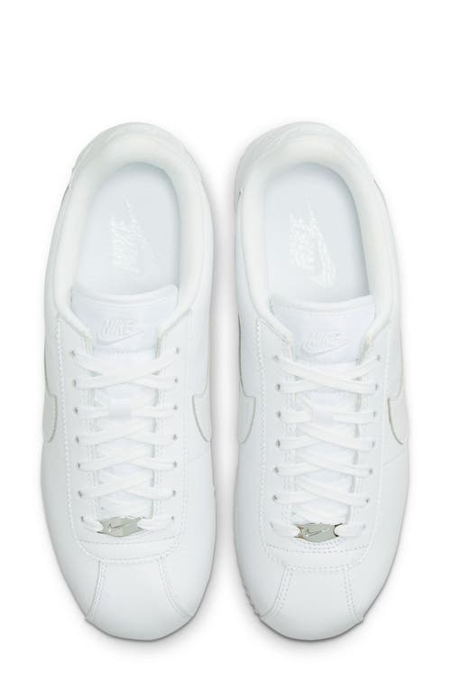 Shop Nike Cortez 23 Premium Sneaker In White/white/white