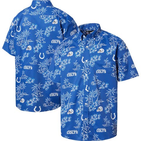 Seattle Mariners Reyn Spooner Vintage Short Sleeve Button-Up Shirt - Royal