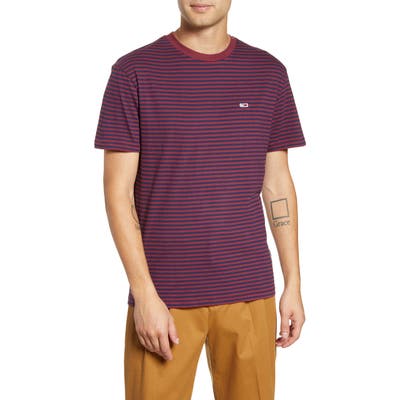 Tommy Jeans Tjm Stripe T-Shirt, Red