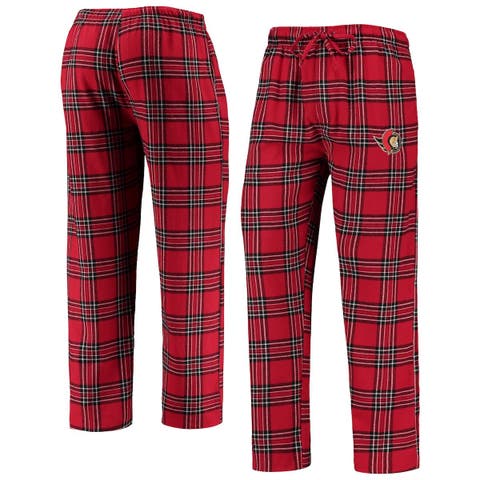 Atlanta Falcons Concepts Sport Men's Ultimate Plaid Flannel Pants - Red/Black