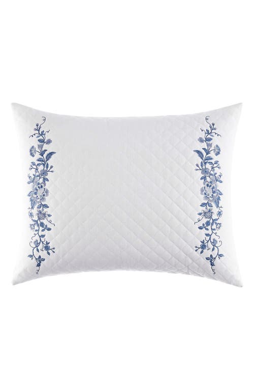 Laura Ashley Charlotte Accent Pillow In China Blue
