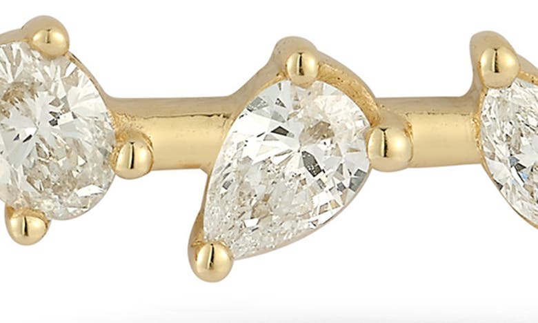 Dana Rebecca Designs Alexa Jordyn Multi-shape Diamond Bar Necklace In Yellow Gold