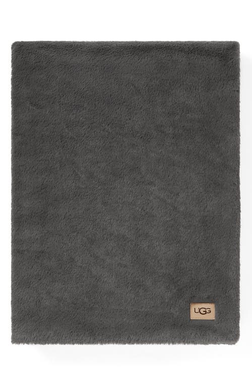 UGG(r) Marcella Faux Fur Throw Blanket in Charcoal