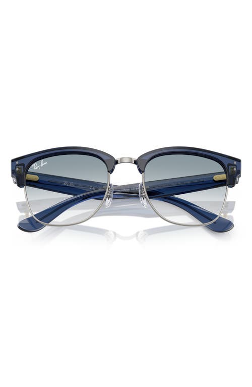 Ray Ban Ray-ban 51mm Gradient Square Sunglasses In Blue Grad