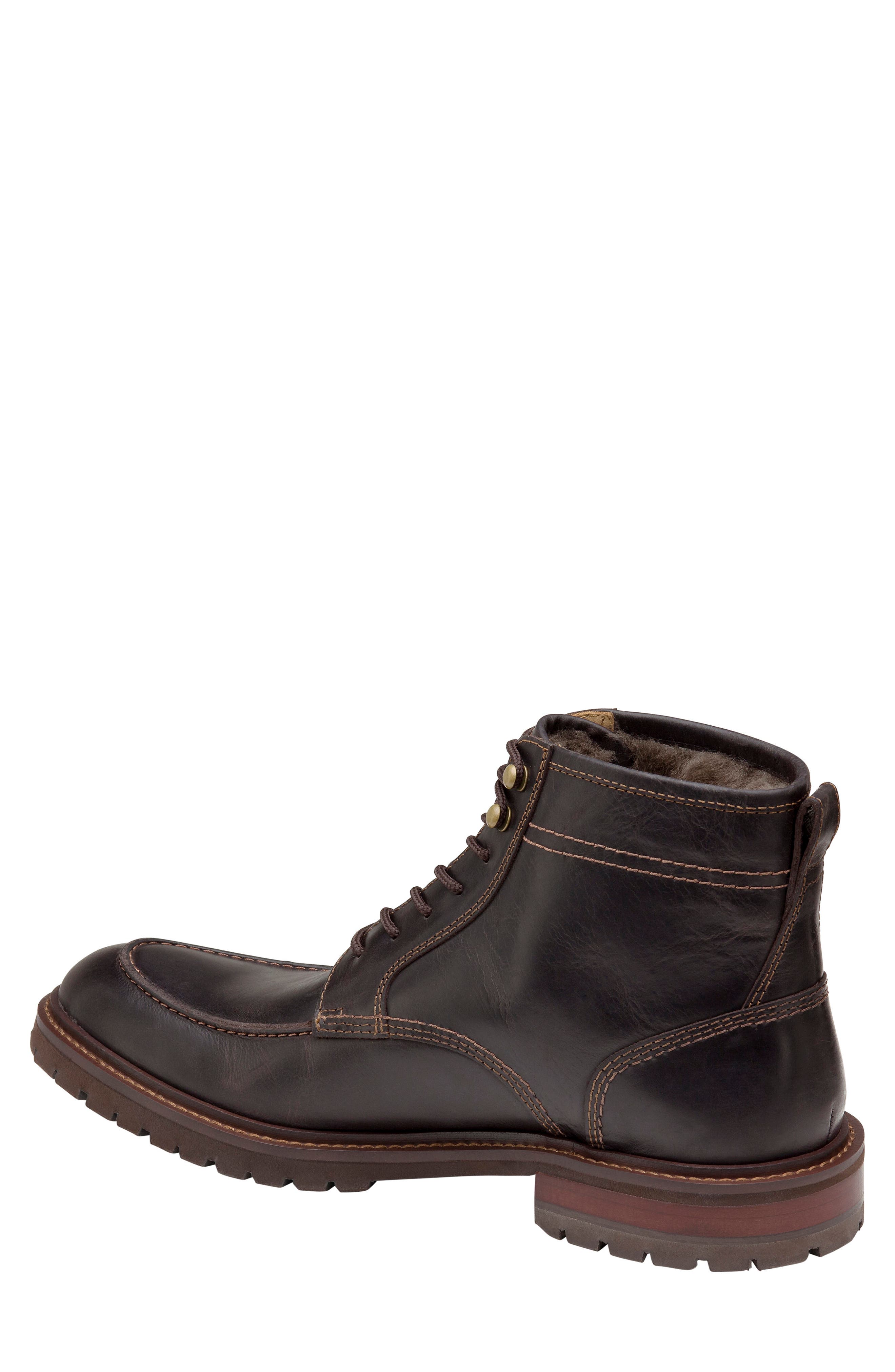 barrett moc toe shearling boot