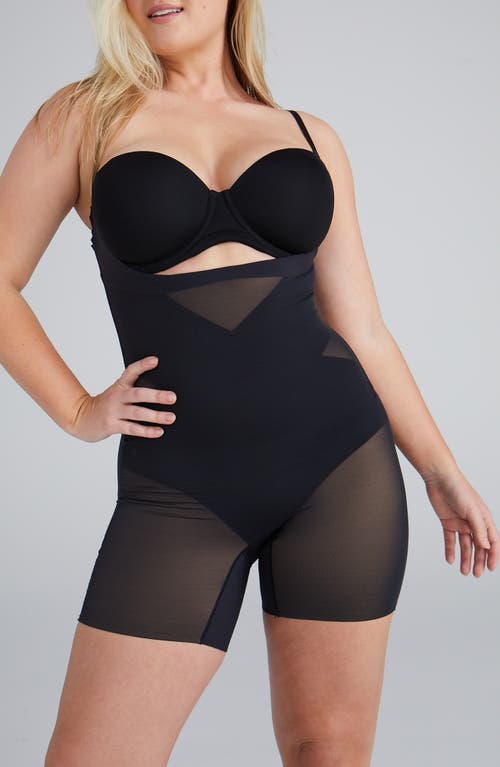 Honeylove Open Bust Bodysuit In Black