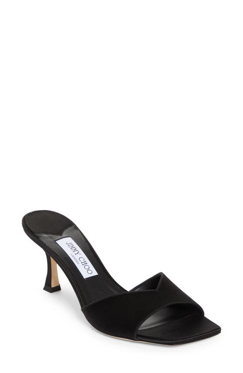 Shop Jimmy Choo Skye Slide Sandal In Black