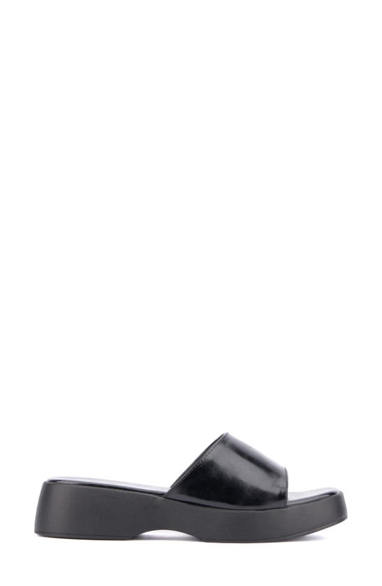 Shop Olivia Miller Ambition Slide Sandal In Black