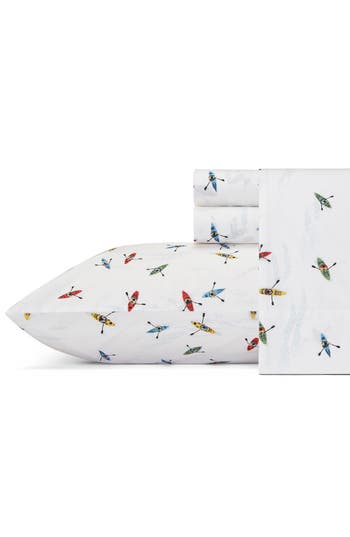 EDDIE BAUER EDDIE BAUER KAYAKS 200 THREAD COUNT TWIN SHEET SET