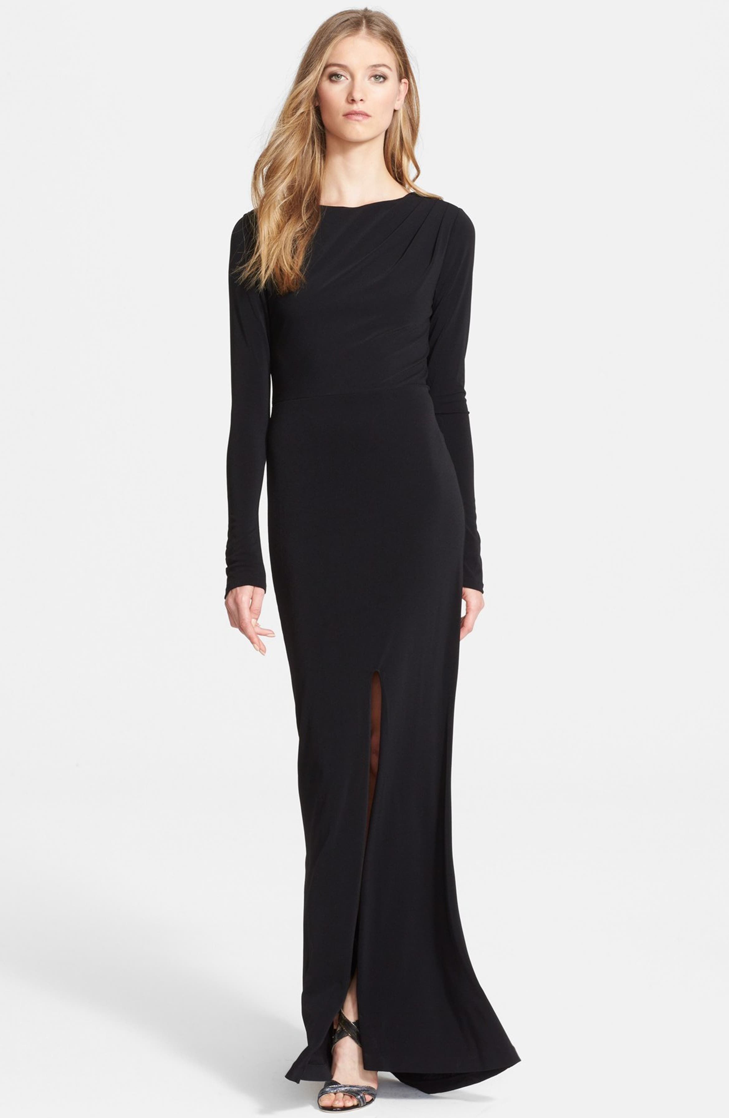 Rachel Zoe 'Liana' Stretch Crepe Ruched Gown | Nordstrom