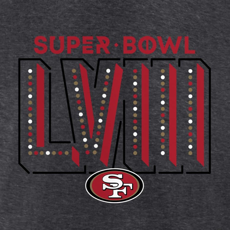 Shop Fanatics Branded  Heather Charcoal San Francisco 49ers Super Bowl Lviii Big & Tall T-shirt