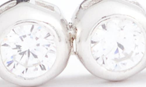 Shymi Classic Bezel Tennis Bracelet In Silver/white