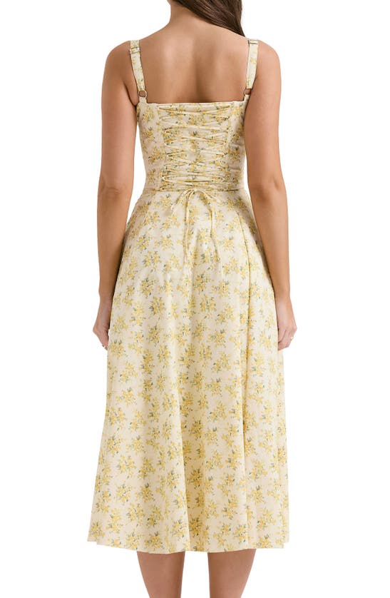 HOUSE OF CB HOUSE OF CB CARMEN BUSTIER SUNDRESS