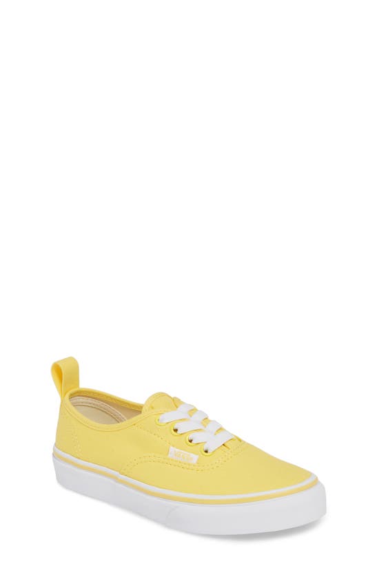 Vans Kids' Authentic Sneaker In Yellow
