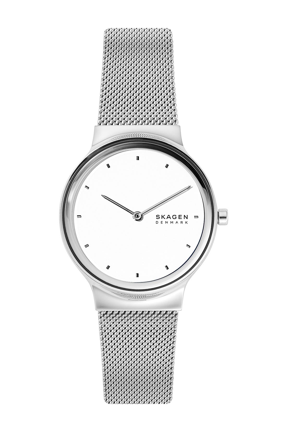 skagen black mesh watch