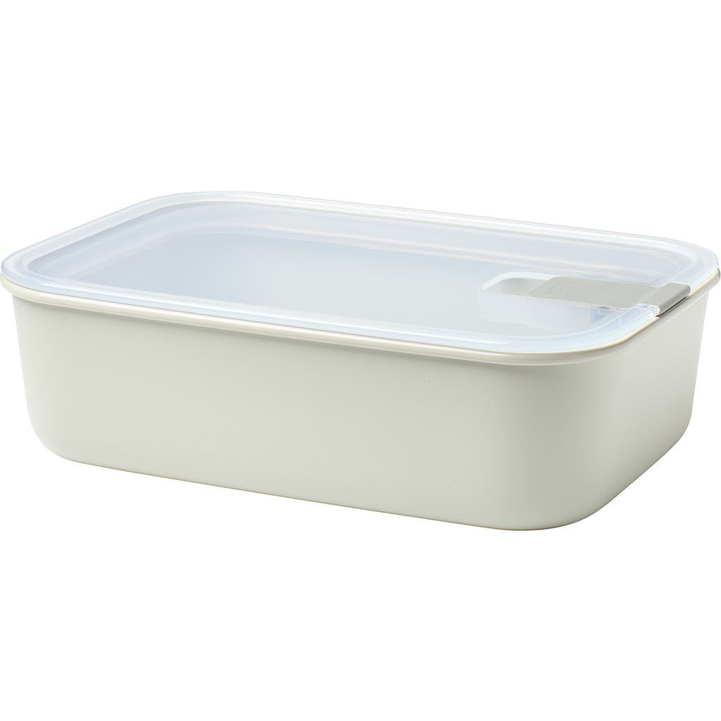 Mepal Easyclip Rectangular Lunch Box In White
