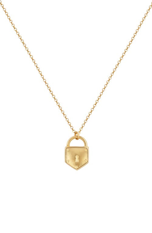 Electric Picks Cash Pendant Necklace in Gold