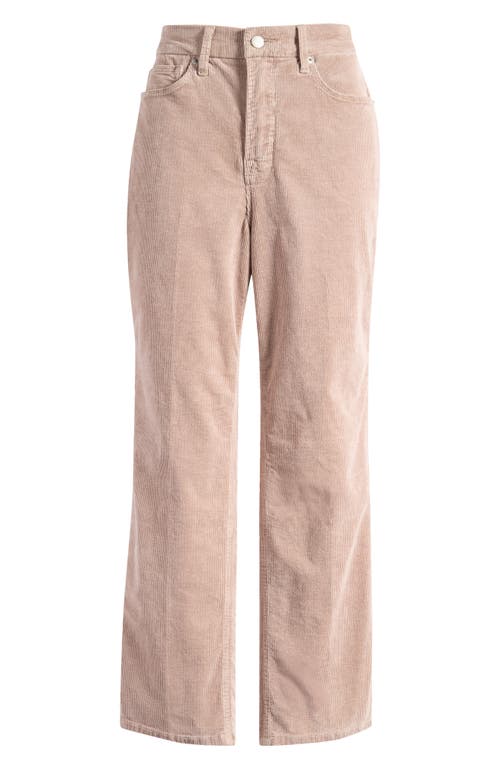 Good American Good Curve Straight Leg Corduory Pants In Flax001