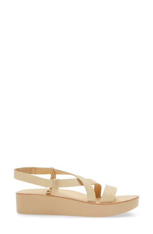 Shop Olukai Onohi Strappy Platform Sandal In Warm Beige/warm Beige