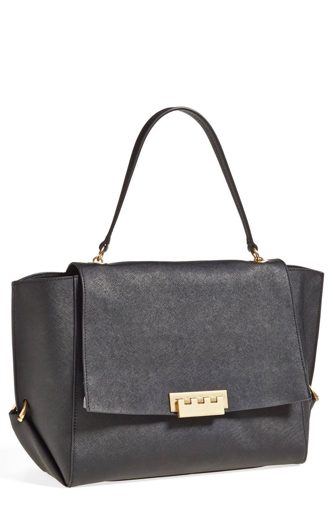 ZAC Zac Posen 'Eartha' Saffiano Leather Shoulder Bag Nordstrom