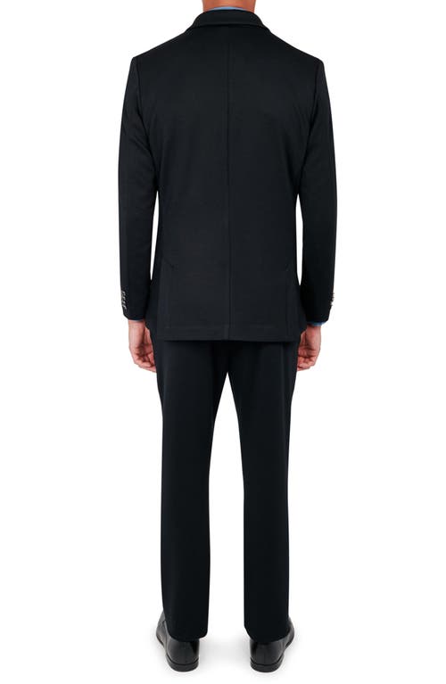 Shop Brooklyn Brigade Slim Fit Performance Knit Sport Coat In Jet Black