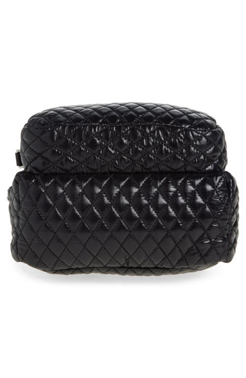 Shop Moncler Small Kilia Quilted Nylon Crossbody Bag In Black