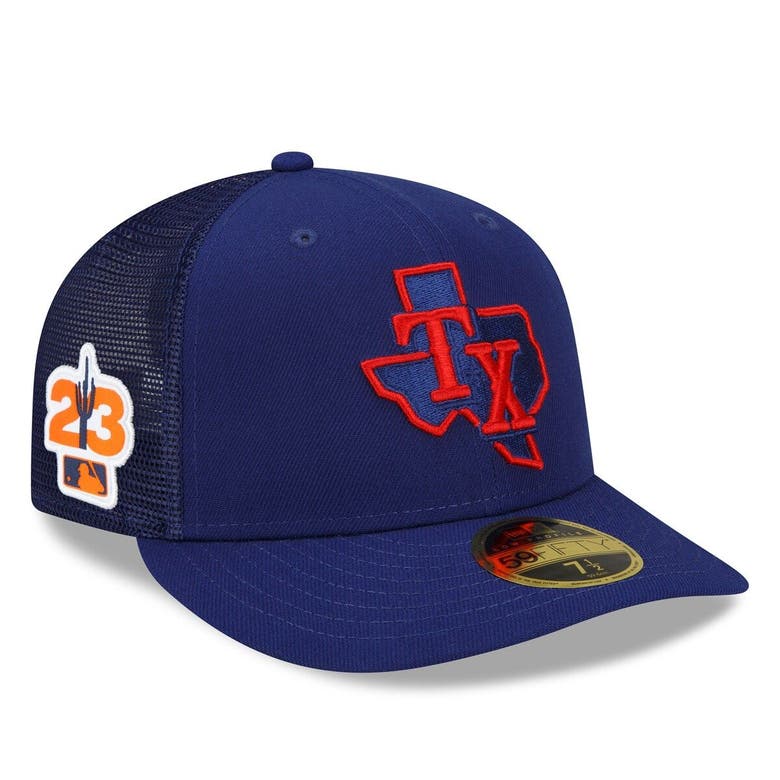 Spring Training Cap Texas Rangers New Era Royal Texas Rangers 2023 Spring Training Low Profile 59fifty ...
