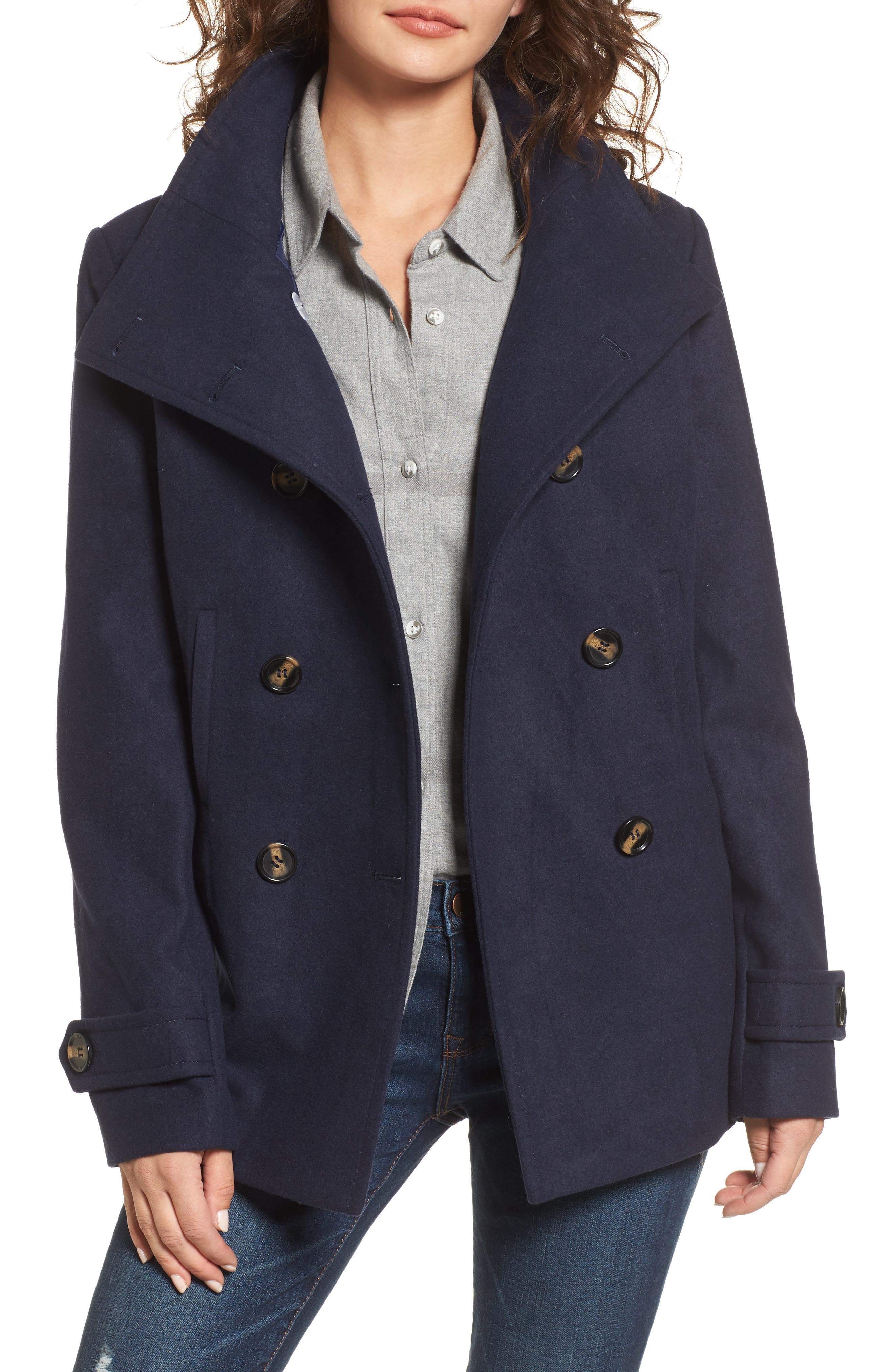 THREAD AND SUPPLY | Double Breasted Peacoat | Nordstrom Rack