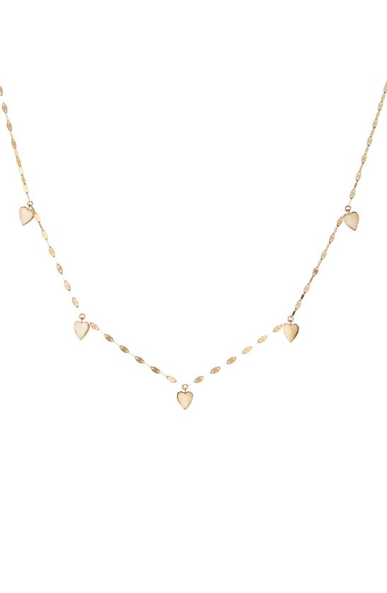 LANA LANA MINI HEART CHARM NECKLACE