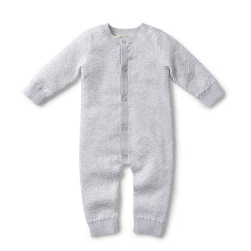 Shop Hope & Henry Baby Jacquard Sweater Gift Set In Grey