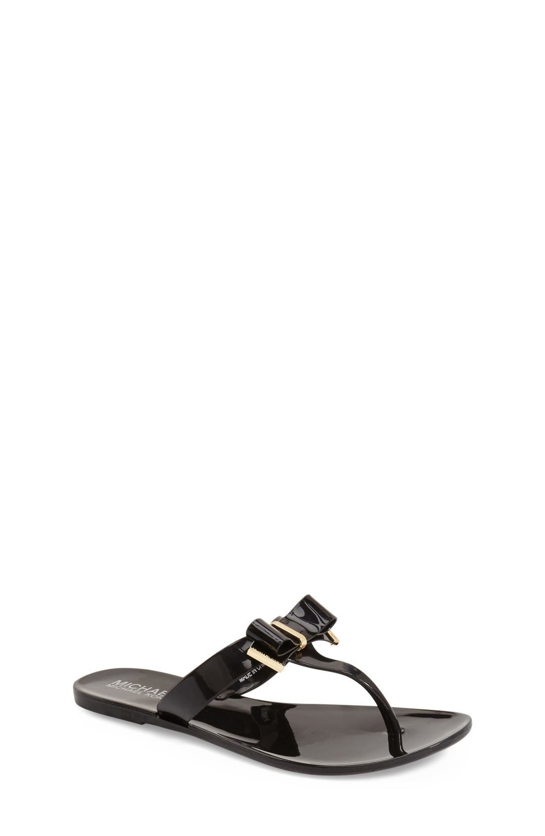 michael kors kids flip flops