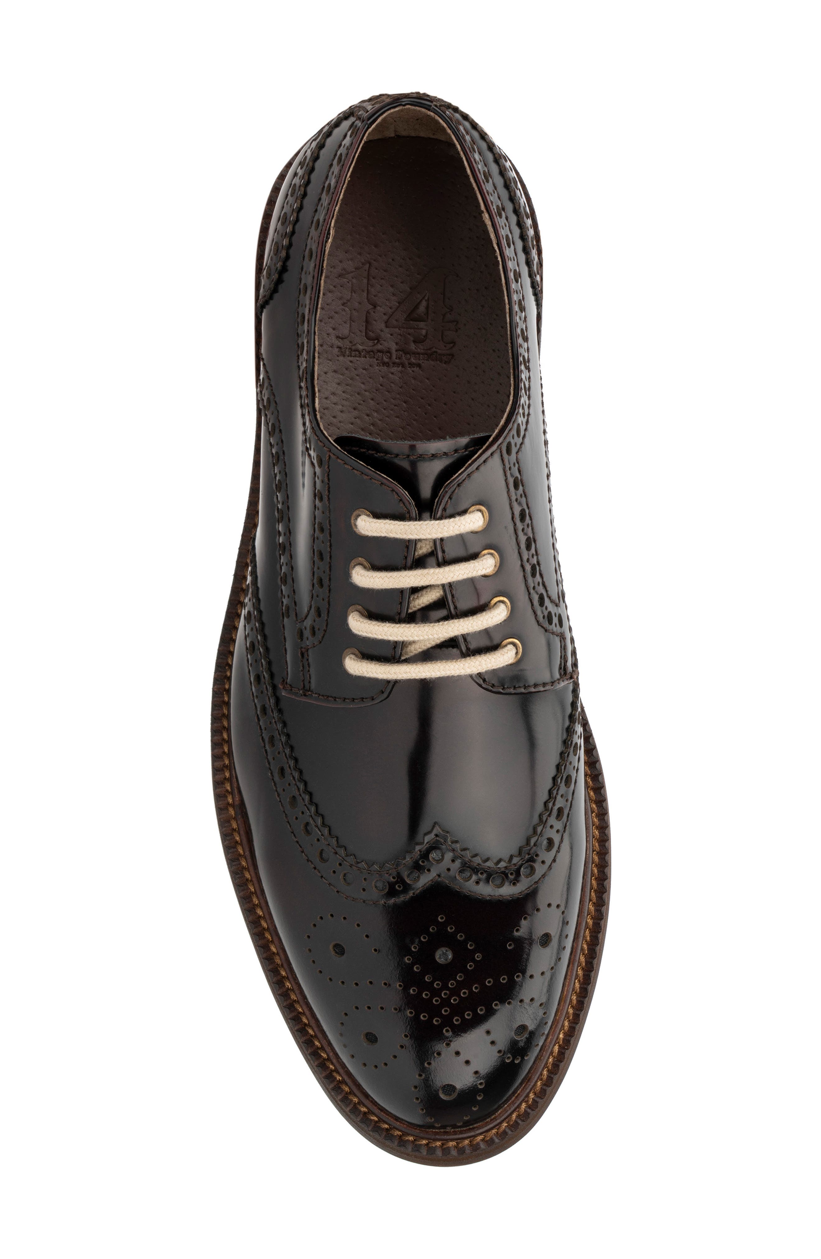 VINTAGE FOUNDRY Noah Wingtip Derby 