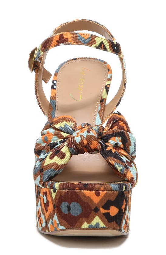 Circus Ny Audrea Platform Sandal In Dk Bourbon