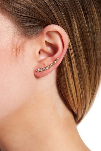 Swarovski climber store earrings