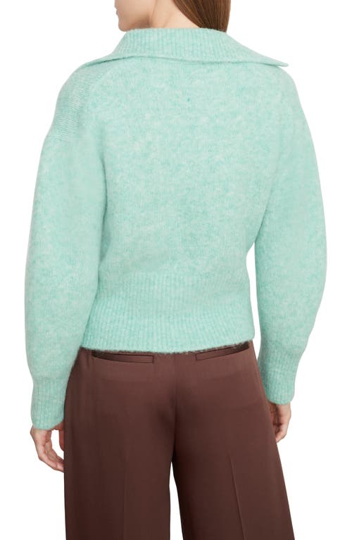Vince Brushed Alpaca Wool Blend Sweater In Fluorite