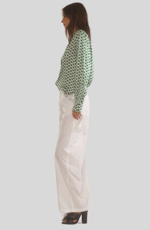 Cynthia Rowley Painter Pants In White