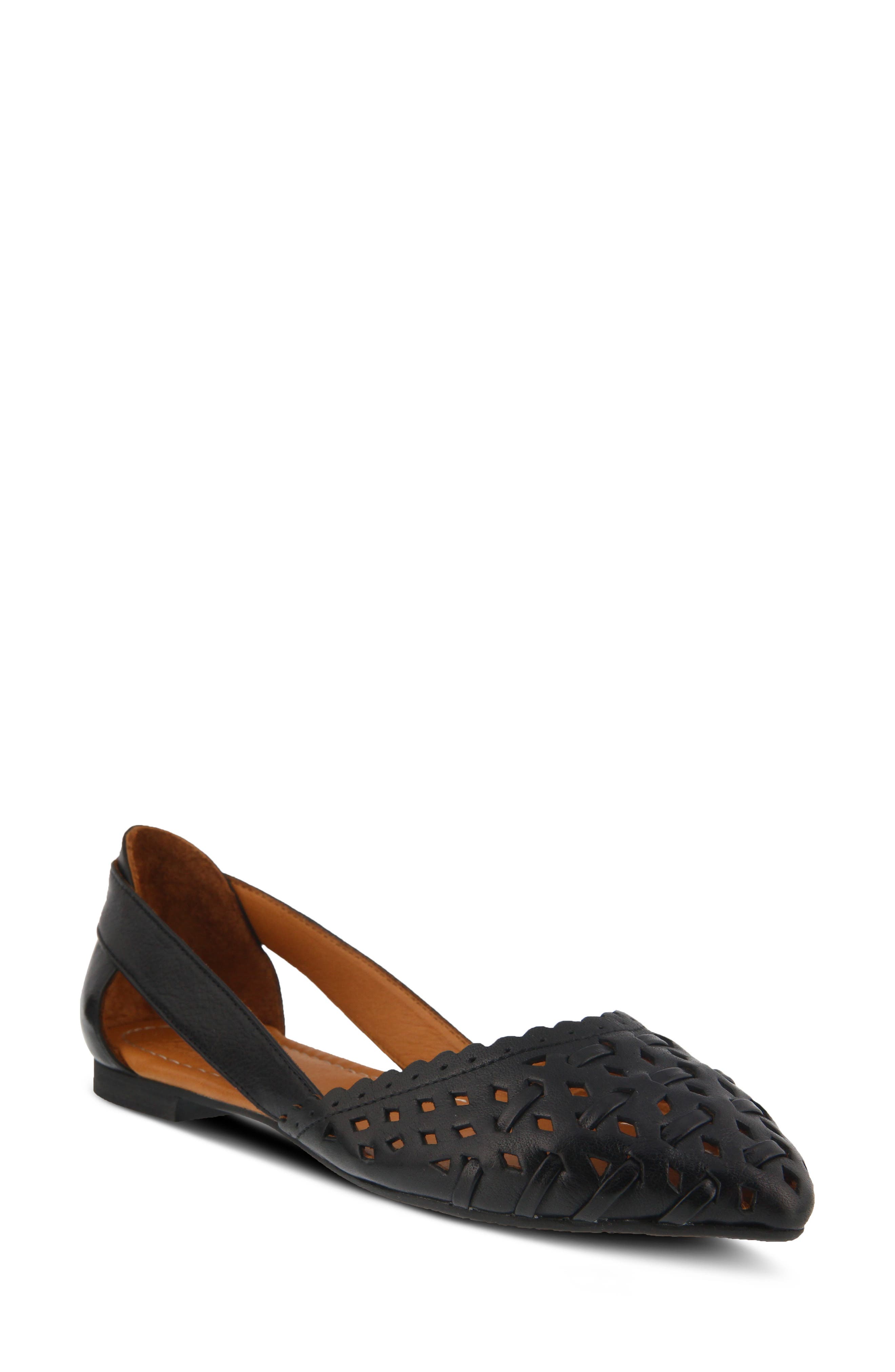 Spring Step Delorse Flat - Black